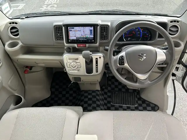 スズキ エブリィ ワゴン PZターボ 奈良県 2018(平30)年 11.1万km パールホワイト /社外ナビ/MDV-Z905///iPad/AV-in/CD/BT/フルセグTV//片側パワースライドドア//衝突軽減システム//D席シートヒーター//プッシュスタート//ステアリングスイッチ//ドライブレコーダー//横滑り防止システム//ETC/ドアバイザー//オートライト/フォグ/社外フロアマット//ドアバイザー/横滑り防止システム//電格ミラー//スペアキーx1//社外フロントシェル//純正14インチAW//保証書/取扱説明書