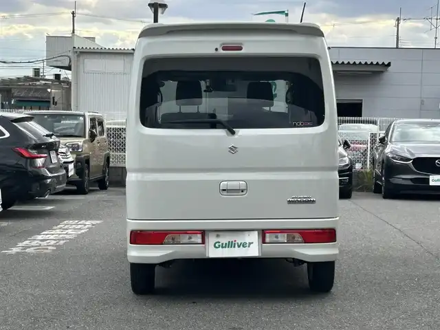 スズキ エブリィ ワゴン PZターボ 奈良県 2018(平30)年 11.1万km パールホワイト /社外ナビ/MDV-Z905///iPad/AV-in/CD/BT/フルセグTV//片側パワースライドドア//衝突軽減システム//D席シートヒーター//プッシュスタート//ステアリングスイッチ//ドライブレコーダー//横滑り防止システム//ETC/ドアバイザー//オートライト/フォグ/社外フロアマット//ドアバイザー/横滑り防止システム//電格ミラー//スペアキーx1//社外フロントシェル//純正14インチAW//保証書/取扱説明書