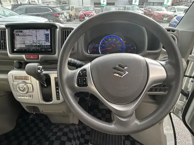 スズキ エブリィ ワゴン PZターボ 奈良県 2018(平30)年 11.1万km パールホワイト /社外ナビ/MDV-Z905///iPad/AV-in/CD/BT/フルセグTV//片側パワースライドドア//衝突軽減システム//D席シートヒーター//プッシュスタート//ステアリングスイッチ//ドライブレコーダー//横滑り防止システム//ETC/ドアバイザー//オートライト/フォグ/社外フロアマット//ドアバイザー/横滑り防止システム//電格ミラー//スペアキーx1//社外フロントシェル//純正14インチAW//保証書/取扱説明書