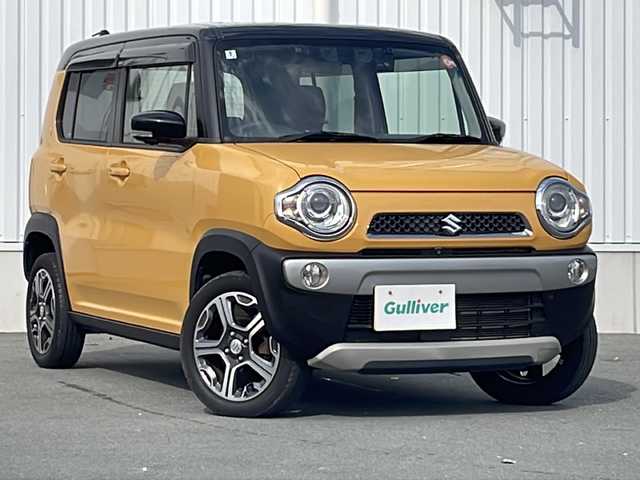 スズキ ハスラー X 三重県 2018(平30)年 5万km アクティブイエロー/ブラック2トーンルーフ 社外ＳＤナビ/全周囲カメラ/バックカメラ/社外ドラレコ/ＥＴＣ/前席シートヒーター/スマートキー/レーンキープアシスト/ＬＥＤオートライト/アイドリングストップ/衝突軽減ブレーキ/ウィンカーミラー/TRC/禁煙車