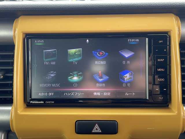 スズキ ハスラー X 三重県 2018(平30)年 5万km アクティブイエロー/ブラック2トーンルーフ 社外ＳＤナビ/全周囲カメラ/バックカメラ/社外ドラレコ/ＥＴＣ/前席シートヒーター/スマートキー/レーンキープアシスト/ＬＥＤオートライト/アイドリングストップ/衝突軽減ブレーキ/ウィンカーミラー/TRC/禁煙車