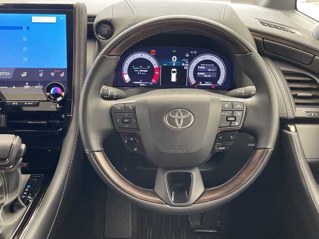 トヨタ アルファード Z 沖縄県 2025(令7)年 0.3万km プレシャスレオブロンド ワンオーナー/純正１４インチナビ/フルセグTV/HDMI/Bluetooth/パノラミックビューモニター/後席モニター/トヨタセーフティセンス/・衝突被害軽減ブレーキ (プリクラッシュセーフティ)																									/・ハンドル操作サポート (レーントレーシングアシスト)																									/・追従ドライブ支援機能 (レーダークルーズコントロール)																									/・車線はみ出しアラート (レーンディパーチャーアラート)																									/・自動ハイビーム (オートマチックハイビーム)																									/ステアリングスイッチ/ステアリングヒーター/両側パワースライドドア/黒革シート/シートヒーター/エアシート/メモリ付きパワーシート/ムーンルーフ/パワーバックドア/スマートキー/スペアキー/プッシュスタート/クリアランスソナー/LEDヘッドライト/オートライト/保証書/取扱説明書