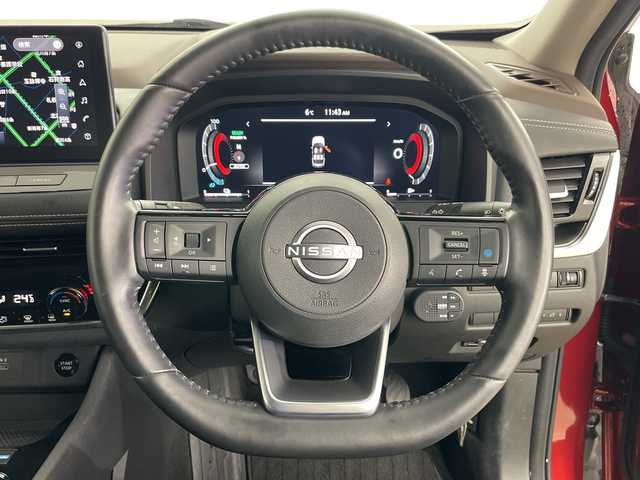 日産 エクストレイル X e－4ORCE 道央・札幌 2022(令4)年 3.9万km カーディナルレッド ・４WD/・純正ナビ/・BT/USB/フルセグTV/Apple　Car　Play/・全方位カメラ/・バックカメラ/・パワーバックドア/・デジタルインナーミラー/・プロパイロット/・エマージェンシーブレーキ/・レーダークルーズコントロール/・ブラインドスポットモニター/・ダウンヒルアシスト/・全席シートヒーター/・パワーシート（運転席）/・ステアリングヒーター/・AC１５００W/・ETC２．０/・LEDライト/・スペアキー/・保証書/・取扱説明書