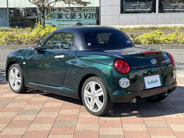 ダイハツ コペン セロ 福島県 2019(令1)年 4.6万km ブリティッシュグリーンマイカ 社外SDナビ(CN-RE05WD)/【フルセグ/BT/DVD/CD/SD/AM/FM】/バックカメラ/ナビ連動前方ドライブレコーダー(CA-DR025D)/ETC2.0/レッドインテリアパック/横滑り防止装置/前席シートヒーター/純正フロアマット/アイドリングストップ/LEDヘッドライト/フォグランプ/TRC/盗難防止装置/ステアリングスイッチ