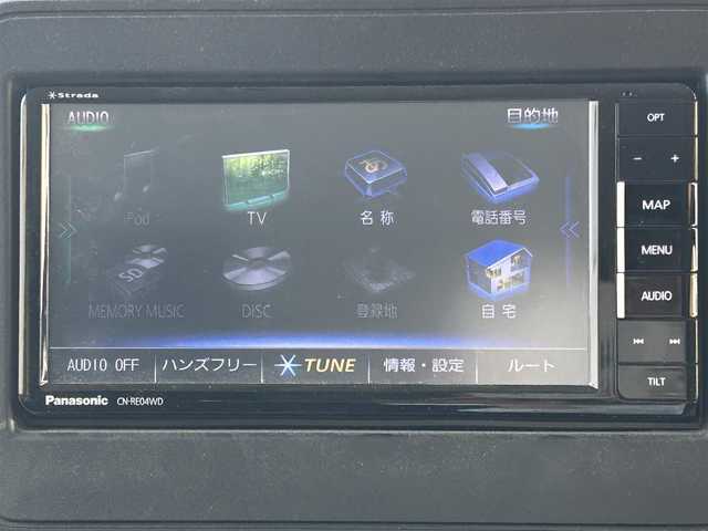 スズキ スペーシア HYBRID G 和歌山県 2018(平30)年 4.1万km オフブルーM ワンオーナー/社外ナビ/＜フルセグTV/DVD/CD/Bluetooth/SD/FM/AM＞/フルセグテレビ/バックカメラ/アイドリングストップ/レーンアシスト/プッシュスタート/ETC/純正フロアマット/純正バイザー/取扱説明書/保証書