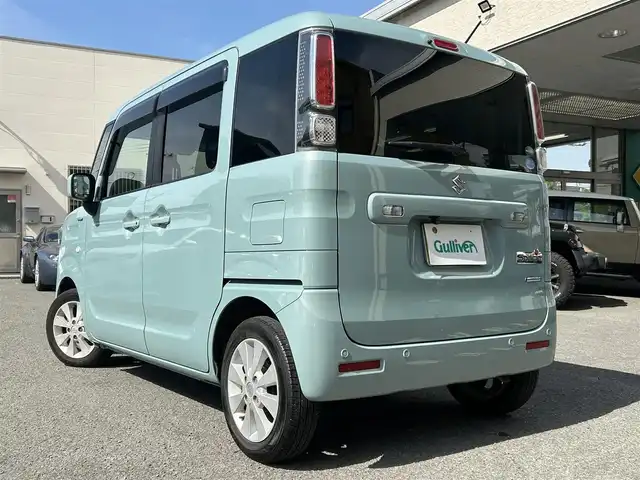 スズキ スペーシア HYBRID G 和歌山県 2018(平30)年 4.1万km オフブルーM ワンオーナー/社外ナビ/＜フルセグTV/DVD/CD/Bluetooth/SD/FM/AM＞/フルセグテレビ/バックカメラ/アイドリングストップ/レーンアシスト/プッシュスタート/ETC/純正フロアマット/純正バイザー/取扱説明書/保証書