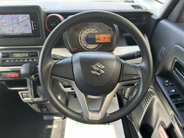 スズキ スペーシア HYBRID G 和歌山県 2018(平30)年 4.1万km オフブルーM ワンオーナー/社外ナビ/＜フルセグTV/DVD/CD/Bluetooth/SD/FM/AM＞/フルセグテレビ/バックカメラ/アイドリングストップ/レーンアシスト/プッシュスタート/ETC/純正フロアマット/純正バイザー/取扱説明書/保証書
