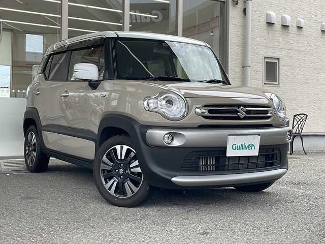 スズキ クロスビー HYBRID MZ 兵庫県 2022(令4)年 2.3万km キャラバンアイボリーパールメタリック/ホワイト 2トーンルーフ ワンオーナー/純正ディーラーSDナビ/　Bluetooth/USB/IPod・AM/FM/CD/DVD/フルセグテレビ（走行中視聴可能）/MTモード付AT/ウォークスルー/シートヒーター（D+N席）/全方位カメラ/アダプティブクルーズコントロール/アンチロック・ブレーキ・システム/アイドリングストップ/レーンキープアシスト/横滑り防止装置/盗難防止装置/衝突軽減システム/コーナーセンサー（後のみ）/パワーステアリング/パワーウィンドウ/LEDヘッドライト/オートライト/オートマチックハイビーム/エアバッグ（W+サイド）/カーテンエアバッグ/スペアキー（１本）/保証書/取扱説明書
