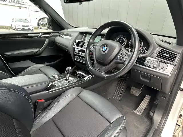 ＢＭＷ Ｘ３ xDrive20d Mスポーツ 道東・釧路十勝 2016(平28)年 3.6万km アルピンホワイトⅢ ４WD/純正HDDナビ/　CD/DVD/BT/フルセグ/バックカメラ/フロントカメラ/ミラーETC/社外ドラレコ/ドライビングアシスト/　レーンディパーチャーウォーニング/　衝突軽減ブレーキ/パークディスタンスコントロール/クルーズコントロール/ハーフレザーシート/電動フロントシート/パワーバックドア/キセノンヘッドライト/オートライト/純正18インチAW/純正フロアマット/スペアキー/取扱説明書/保証書