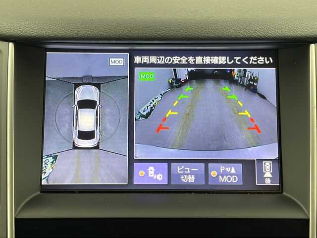 日産 スカイライン ハイブリッド 埼玉県 2018(平30)年 6.9万km シルバー ・純正ナビ（AM/FM/CD/DVD/PC/USB/ワンセグ/ACX）/・全方位カメラ/・ドライブレコーダー/・プロパイロット/・ステアリングリモコン/・Pスタート/・ドライブモードセレクト/・純正フロアマット/・社外ドアバイザー/・ウィンカーミラー/・フォグランプ
