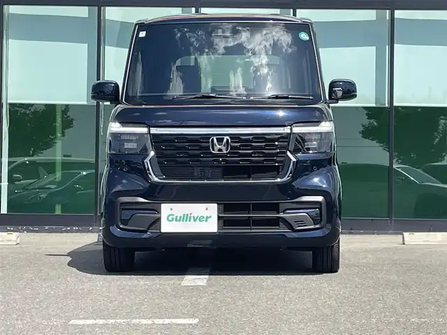 ホンダ Ｎ ＢＯＸ カスタム ターボ 和歌山県 2024(令6)年 0.2万km ミッドナイトブルービームM 純正9インチナビ/フルセグTV/Bluetooth/CD/DVD/USB/Apple car play/Android Auto/バックカメラ/ビルトインETC/ホンダセンシング/コーナーセンサー/アダプティブクルーズコントロール/両側パワースライドドア/ハーフレザーシート/前席シートヒーター/革ステアリング/ステアリングスイッチ/パドルシフト/電動パーキングブレーキ/ブレーキホールド/LEDヘッドライト/オートライト/プッシュスタート/スマートキー/スペアキー