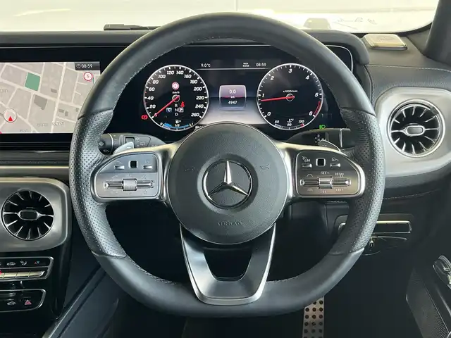 メルセデス・ベンツ ゲレンデヴァーゲン Ｇ４００ｄ 山形県 2023(令5)年 0.5万km 白 レーダーセーフティパッケージ/ラグジュアリーパッケージ/12.3インチワイドディスプレイ/ナビゲーションシステム/Bluetooth/USB/Applecarplay/Androidauto/フルセグテレビ/360°カメラシステム/マルチハイビームLEDヘッドライト/アンビエントライト/コミュ二ケーション機能/スペアキー×１/保証書/取説