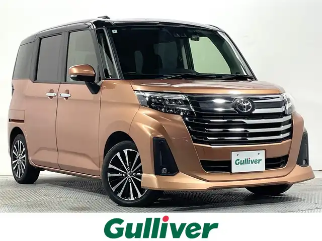 トヨタ ルーミー カスタムG－T 大阪府 2022(令4)年 2.5万km ブラックマイカメタリック/ブリリアントカッパークリスタルマイカ 2トーン 純正9incナビTV 360カメラ 両側パワースライドドア シートヒーター レーダークルコン 衝突軽減ブレーキ レーンアシスト スマートキー プッシュスタート クリアランスソナー 前後ドライブレコーダー ETC