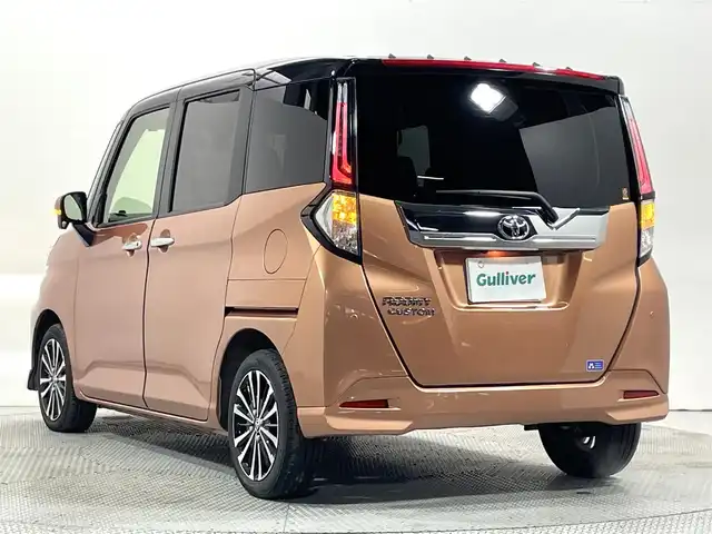 トヨタ ルーミー カスタムG－T 大阪府 2022(令4)年 2.5万km ブラックマイカメタリック/ブリリアントカッパークリスタルマイカ 2トーン 純正9incナビTV 360カメラ 両側パワースライドドア シートヒーター レーダークルコン 衝突軽減ブレーキ レーンアシスト スマートキー プッシュスタート クリアランスソナー 前後ドライブレコーダー ETC