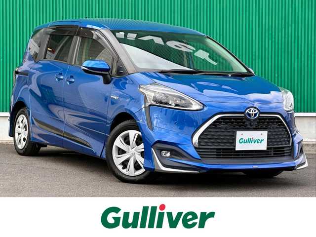 トヨタ シエンタ ハイブリッド ファンベースG 宮城県 2019(平31)年 4.2万km コバルトブルーメタリック LEDランプパッケージ/・オートレベリング機能付LEDヘッドランプ/・オートライト/・LEDフロントフォグランプ/・レッド加飾付クリアレンズLEDリアコンビネーションランプ/パノラミックビュー対応ナビレディパッケージ/・パノラミックビューモニター/・ステアリングスイッチ/・ドアミラーヒーター/インテリジェントクリアランスソナー/シートヒーター（運転席/助手席）/ステアリングヒーター/＝＝＝/セーフティセンス/・プリクラッシュセーフティ/・レーンディパーチャーアラート/・オートマチックハイビーム/先行車発進告知機能/純正ナビ（NSZT-W68T）/・CD/DVD/・Bluetooth/・フルセグTV/ビルトインETC/ドライブレコーダー/革巻きステアリング/電動格納ミラー/純正フロアマット/純正ドアバイザー/Wエアバッグ