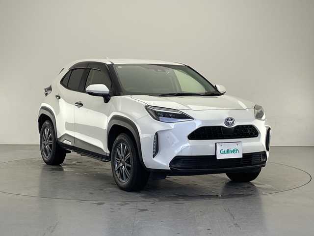 トヨタ ヤリスクロス ハイブリッド Z 長野県 2021(令3)年 8.1万km ホワイトパールクリスタルシャイン ４ＷＤ/純正ナビ/ＣＤ・ＤＶＤ再生/Bluetooth Audio/バックカメラ/前後ドライブレコーダー/衝突被害軽減ブレーキ/オートマチックハイビーム/レーンディパーチャーアラート/Ｄ席パワーシート/前席シートヒーター/LEDヘッドライト/オートライト/純正アルミ＋サマータイヤ車載/Miracast/スマートキーx2/プッシュスタート