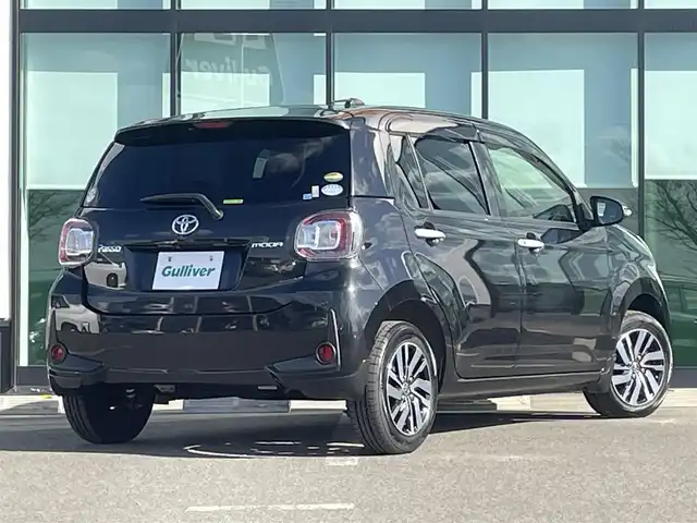 トヨタ パッソ モーダ　Gパッケージ 和歌山県 2018(平30)年 1.8万km ブラックマイカメタリック 純正7インチナビ（NSZT-W66T)/バックカメラ/衝突軽減ブレーキ/前後コーナーセンサー/オートライト/横滑り防止/ビルトインETC/ドラレコ/ステリモ/LEDヘッドライト/フォグランプ