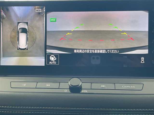 日産 エクストレイル G e－4ORCE 愛知県 2024(令6)年 0.5万km ダイヤモンドブラック ・禁煙車/・純正12.3インチナビ/（フルセグTV/Bluetooth/AppleCarPlay/AndroidAuto）/・アラウンドビューモニター/・ビルトインETC2.0/・純正LED/・オートライト/・プロパイロット/・エマージェンシーブレーキ/・LDW/・BSW/・RCTA/・デジタルインナーミラー/・電動パーキング/・オートホールド/・全席シートヒーター/・パワーシート（D+N）/・シートメモリ/・ステアリングリモコン/・革巻きステアリング/・ステアリングヒーター/・踏み間違い防止/・ふらつき警報/・前後ドライブレコーダー/・パワーバックドア/・AC100V/・スマートキー/・純正19インチアルミホイール/・ワイヤレス充電