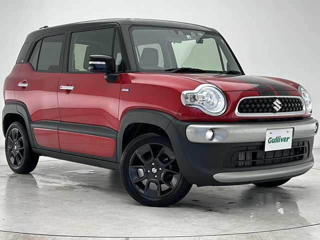 スズキ クロスビー HYBRID MZ 千葉県 2022(令4)年 3.5万km バーニングレッドパールメタリック/ブラック2トーン 純正ディスプレイオーディオ/　CD/DVD/Bluetooth/レーダークルーズコントロール/レーンキープアシスト/衝突軽減ブレーキ/コーナーセンサー（後）/先行車発進警報/オートハイビーム/パドルシフト/前席シートヒーター/LEDヘッドライト/フォグランプ/ETC/前後ドラレコ/バックカメラ/シートバックテーブル/電動格納ミラー/フロアマット