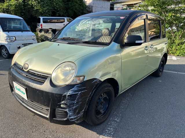 トヨタ シエンタ X LTD 福岡県 2009(平21)年 4.9万km ライトグリーンメタリック 純正ディーラーナビ/（AM/FM/CD/DVD/SD/AUX/ワンセグTV）/パワースライドドア（片側）/ETC/電格ミラー/保証書/取扱説明書