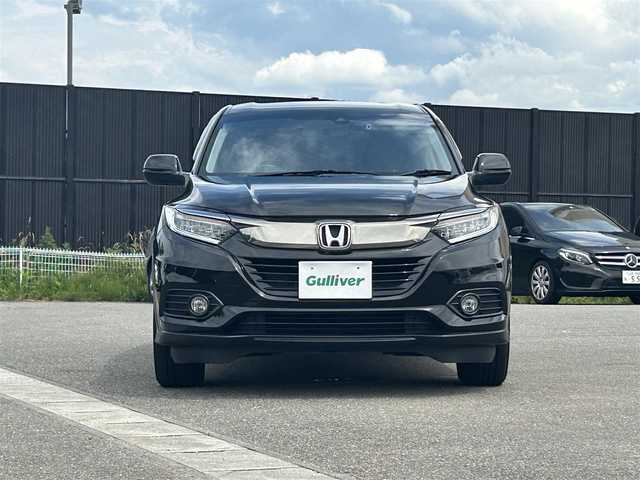 ホンダ ヴェゼル X ホンダセンシング 山形県 2021(令3)年 6.9万km クリスタルブラックパール 4WD /衝突被害軽減システム/SDナビ/　　【CD　DVD　BT　フルセグ　USB　AUX】/バックカメラ/オートクルーズコントロール/LEDオートライト/シートヒーター/純正16インチアルミホイール/ドライブレコーダー/フロアマット/レーンキープアシスト/ドアバイザー/スマートキー/ETC