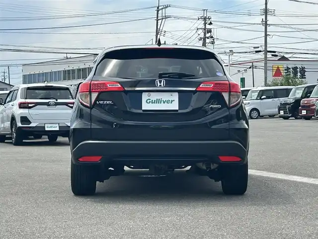 ホンダ ヴェゼル X ホンダセンシング 山形県 2021(令3)年 6.9万km クリスタルブラックパール 4WD /衝突被害軽減システム/SDナビ/　　【CD　DVD　BT　フルセグ　USB　AUX】/バックカメラ/オートクルーズコントロール/LEDオートライト/シートヒーター/純正16インチアルミホイール/ドライブレコーダー/フロアマット/レーンキープアシスト/ドアバイザー/スマートキー/ETC