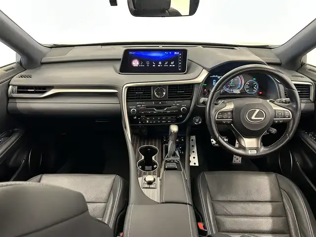 レクサス ＲＸ 300 Fスポーツ 岡山県 2018(平30)年 4.9万km グラファイトブラックガラスフレーク 純正ナビ　/全方位カメラ/3眼LED　/フルセグTV/Bluetooth/シートヒーター　/シートクーラー/ステアリングヒーター　/パワーシート　/パワーテールゲート　/インテリジェントクリアランスソナー　/オートライト/オートハイビーム/アクティブクルーズコントロール/横滑り防止装置　/衝突軽減防止装置　/レーンキープアシスト　/ブラインドスポットモニター　/ＥＴＣ/純正20インチAW/セーフティーシステムプラス