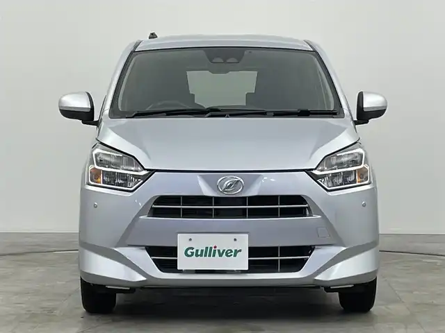 ダイハツ ミラ イース X SAⅢ 群馬県 2018(平30)年 8.3万km ブライトシルバーメタリック 純正ナビ　Bluetooth　AUX　バックカメラ　ETC　衝突軽減システム　コーナーセンサー　オートマチックハイビーム　横滑り防止装置　アイドリングストップ　純正AW　ABS　パワーステアリング