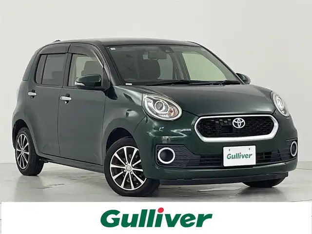 トヨタ パッソ モーダ　S 大阪府 2017(平29)年 5万km ブラックマイカメタリック/ダークエメラルドマイカ 2トーン スマートアシストII/　・衝突回避支援ブレーキ機能/　・衝突警報機能/　・車線逸脱警報機能/　・誤発進抑制制御機能/社外メモリナビ/　　CD/DVD/BT/フルセグTV/バックカメラ/LEDヘッドライト/社外14インチアルミホイール/コーナーセンサー/アイドリングストップ/スマートキー