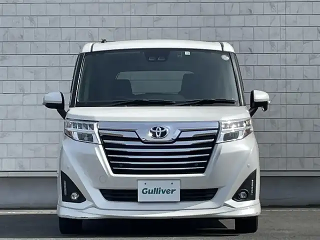 トヨタ ルーミー カスタムG 岩手県 2020(令2)年 5.3万km パールホワイトⅢ 禁煙車/4WD/両側パワースライドドア/純正9型ナビ/→フルセグTV/Bluetooth/CD/DVD/バックカメラ/ステアリングスイッチ/クルーズコントロール/前席シートヒーター/衝突軽減ブレーキ/コーナーセンサー/横滑り防止装置/オートライト/オートマチックハイビーム/LEDヘッドライト/フォグライト/〇プッシュスタート/〇電動格納ミラー/〇ウィンカーミラー/〇ドアバイザー/〇フロアマット/ドライブレコーダー/ETC2.0/スマートキー/スペアキー/取扱説明書