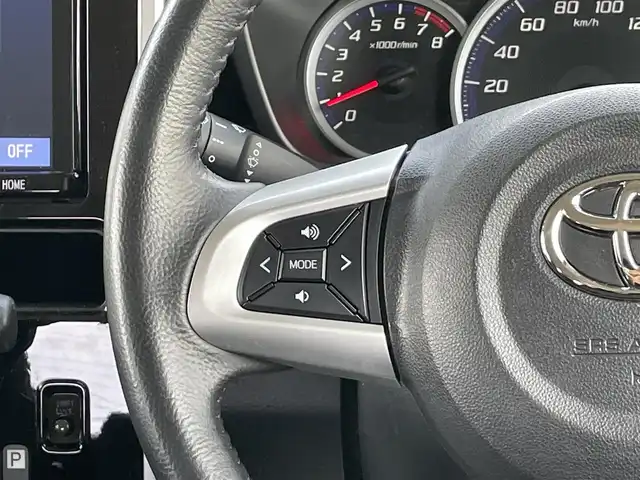 トヨタ ルーミー カスタムG 岩手県 2020(令2)年 5.3万km パールホワイトⅢ 禁煙車/4WD/両側パワースライドドア/純正9型ナビ/→フルセグTV/Bluetooth/CD/DVD/バックカメラ/ステアリングスイッチ/クルーズコントロール/前席シートヒーター/衝突軽減ブレーキ/コーナーセンサー/横滑り防止装置/オートライト/オートマチックハイビーム/LEDヘッドライト/フォグライト/〇プッシュスタート/〇電動格納ミラー/〇ウィンカーミラー/〇ドアバイザー/〇フロアマット/ドライブレコーダー/ETC2.0/スマートキー/スペアキー/取扱説明書