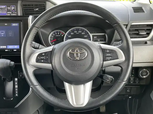 トヨタ ルーミー カスタムG 岩手県 2020(令2)年 5.3万km パールホワイトⅢ 禁煙車/4WD/両側パワースライドドア/純正9型ナビ/→フルセグTV/Bluetooth/CD/DVD/バックカメラ/ステアリングスイッチ/クルーズコントロール/前席シートヒーター/衝突軽減ブレーキ/コーナーセンサー/横滑り防止装置/オートライト/オートマチックハイビーム/LEDヘッドライト/フォグライト/〇プッシュスタート/〇電動格納ミラー/〇ウィンカーミラー/〇ドアバイザー/〇フロアマット/ドライブレコーダー/ETC2.0/スマートキー/スペアキー/取扱説明書
