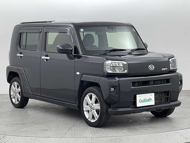 ダイハツ タフト G 新潟県 2020(令2)年 5.3万km ブラックマイカメタリック 4WD/社外SDナビ/　　フルセグ/CD/SD/BT/バックカメラ/LEDオートライト/シートヒーター/純正15インチアルミホイール/ステリングスイッチ/USBポート/ガラスルーフ/アイドリングストップ/スマートキー/ETC