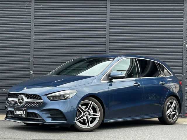 メルセデス・ベンツ Ｂ２００ｄ AMGライン 茨城県 2020(令2)年 5.1万km デニムブルー レーダーセーフティパッケージ　/ナビゲーションパッケージ /ACC /LKA /BSA /ナビ /12セグ /バックカメラ /CarPlay/BT /半革 /シートヒーター /パワーシート /LED /オートハイビーム /電動リアゲート /ETC2.0 /禁煙車