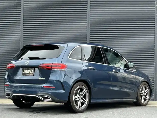 メルセデス・ベンツ Ｂ２００ｄ AMGライン 茨城県 2020(令2)年 5.1万km デニムブルー レーダーセーフティパッケージ　/ナビゲーションパッケージ /ACC /LKA /BSA /ナビ /12セグ /バックカメラ /CarPlay/BT /半革 /シートヒーター /パワーシート /LED /オートハイビーム /電動リアゲート /ETC2.0 /禁煙車