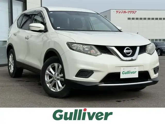 日産 エクストレイル 20X 道南・函館 2014(平26)年 5.8万km ブリリアントホワイトパール 純正ナビ/フルセグＴＶ/夏冬タイヤ/シートヒーター/ＥＴＣ/バックカメラ/横滑り防止装置/ダウンヒルコントロールアシスト/オートライト/フロアマット/アイドリングストップ