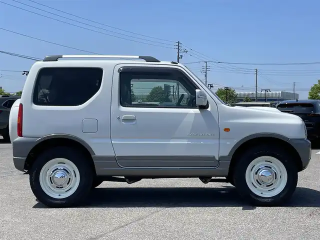 スズキ ジムニー ランドベンチャー 道央・札幌 2008(平20)年 6.5万km パールホワイト ４WD/社外オーディオ/CD/MD/AUX/トランスファ切替/D席シートヒーター/ハーフレザーシート/リモコンキー/ハロゲンヘッドライト/電動格納ミラー/ウィンカーミラー/純正フロアマット/ドアバイザー/AW付冬タイヤ積込（センターキャップ欠品）/175/80/R16/2023年/山8mm
