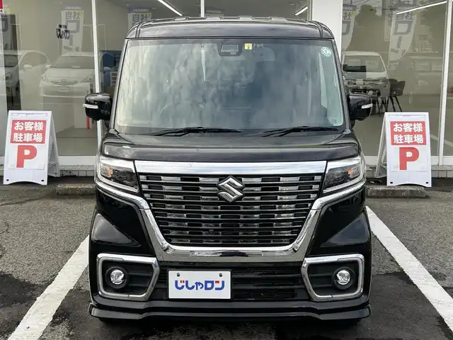 スズキ スペーシア カスタム HYBRID XS 京都府 2020(令2)年 9.1万km ブルーイッシュブラックパール3 2025.05.23 16:35  吉田 美結/Gulliver  (株)IDOMが運営する【じしゃロン伏見店】の自社ローン専用車両になりますこちらは現金またはオートローンご利用時の価格です。自社ローンご希望の方は別途その旨お申付け下さい/ /社外SDナビ/全方位モニター/Bluetooth接続/バックカメラ/衝突被害軽減システム/レーンキープアシスト/ハーフレザー調シート/シートヒーター/両側パワースライドドア/ヘッドアップディスプレイ/純正アルミホイール/LEDヘッドライト/