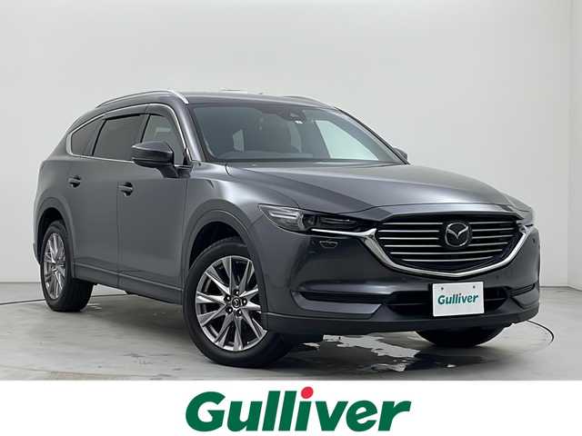 マツダ ＣＸ－８ 25T プロアクティブ 秋田県 2019(令1)年 5.2万km マシーングレープレミアムM 4WD/純正ナビ（CD/DVD/AM/FM/フルセグTV/Bluetooth）/オートクルーズコントロール/全方位カメラ/D席パワーシート/前席シートヒーター/ステアリングヒーター/ETC/コーナーセンサー/パワーバックドア/オートライト/オートハイビーム/LEDヘッドライト/ブレーキホールド/ブラインドスポットモニタリング (BSM)/スマートキー
