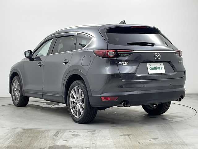 マツダ ＣＸ－８ 25T プロアクティブ 秋田県 2019(令1)年 5.2万km マシーングレープレミアムM 4WD/純正ナビ（CD/DVD/AM/FM/フルセグTV/Bluetooth）/オートクルーズコントロール/全方位カメラ/D席パワーシート/前席シートヒーター/ステアリングヒーター/ETC/コーナーセンサー/パワーバックドア/オートライト/オートハイビーム/LEDヘッドライト/ブレーキホールド/ブラインドスポットモニタリング (BSM)/スマートキー