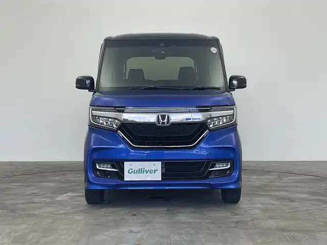 ホンダ Ｎ ＢＯＸ カスタム G L ホンダセンシング 群馬県 2018(平30)年 6.6万km ブリリアントスポーティブルーメタリック2トーン 衝突軽減　片側パワースライドドア　社外７型ナビ　バックカメラ　クルーズコントロール　ＬＥＤヘッドライト　純正１４インチアルミホイール　ＡＢＳ　横滑り防止装置　ビルトインＥＴＣ　プッシュスタート　禁煙車