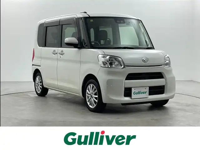 ダイハツ タント X LTD SA Ⅲ 福井県 2018(平30)年 9.8万km パールホワイトⅢ 純正ナビ/CD/DVD/Bluetooth/フルセグ/両側パワースライドドア/全方位カメラ/バックカメラ/オートライト/プッシュスタート/ドアバイザー