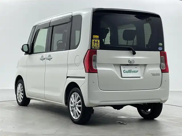 ダイハツ タント X LTD SA Ⅲ 福井県 2018(平30)年 9.8万km パールホワイトⅢ 純正ナビ/CD/DVD/Bluetooth/フルセグ/両側パワースライドドア/全方位カメラ/バックカメラ/オートライト/プッシュスタート/ドアバイザー