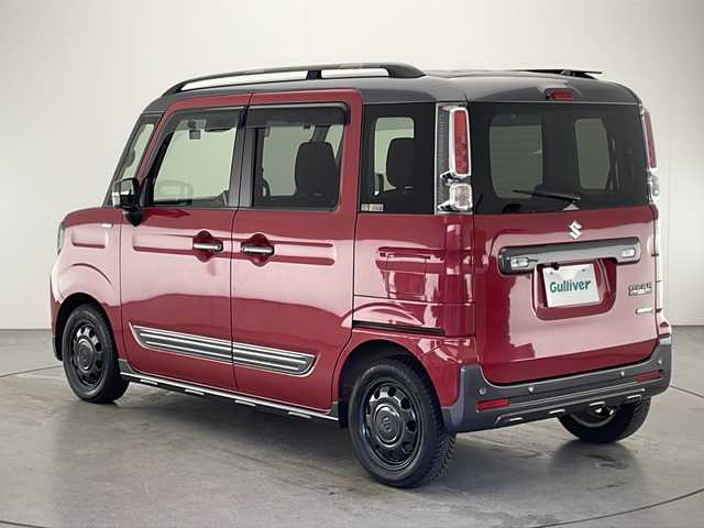 スズキ スペーシア ギア HYBRID XZターボ 宮崎県 2019(平31)年 4.2万km フェニックスレッドパール/ガンメタリック2トーンルーフ 禁煙車/衝突被害軽減ブレーキ/社外8型ナビTV/（カロッツェリア/AVIC-RL511/CD/DVD/Bluetooth/フルセグTV）/社外バックカメラ/社外前後ドライブレコーダー/社外ETC/純正LEDオートライト/純正LEDフォグ/純正セキュリティアラーム/純正フロアマット/両側電動スライドドア/レーンディパーチャーアラート/クルーズコントロール/クリアランスソナー/前席シートヒーター/リアサーキュレーター/ルーフレール/パドルシフト/本革巻ハンドル/オートエアコン/スマートキー/プッシュエンジンスタート/スペアキー