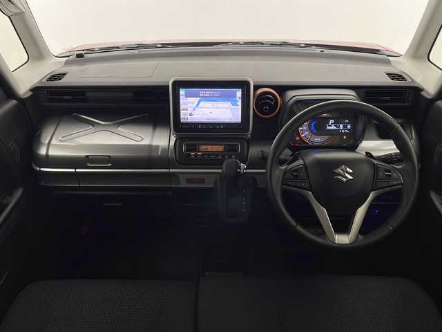 スズキ スペーシア ギア HYBRID XZターボ 宮崎県 2019(平31)年 4.2万km フェニックスレッドパール/ガンメタリック2トーンルーフ 禁煙車/衝突被害軽減ブレーキ/社外8型ナビTV/（カロッツェリア/AVIC-RL511/CD/DVD/Bluetooth/フルセグTV）/社外バックカメラ/社外前後ドライブレコーダー/社外ETC/純正LEDオートライト/純正LEDフォグ/純正セキュリティアラーム/純正フロアマット/両側電動スライドドア/レーンディパーチャーアラート/クルーズコントロール/クリアランスソナー/前席シートヒーター/リアサーキュレーター/ルーフレール/パドルシフト/本革巻ハンドル/オートエアコン/スマートキー/プッシュエンジンスタート/スペアキー