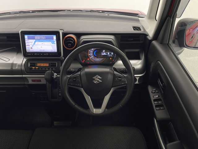 スズキ スペーシア ギア HYBRID XZターボ 宮崎県 2019(平31)年 4.2万km フェニックスレッドパール/ガンメタリック2トーンルーフ 禁煙車/衝突被害軽減ブレーキ/社外8型ナビTV/（カロッツェリア/AVIC-RL511/CD/DVD/Bluetooth/フルセグTV）/社外バックカメラ/社外前後ドライブレコーダー/社外ETC/純正LEDオートライト/純正LEDフォグ/純正セキュリティアラーム/純正フロアマット/両側電動スライドドア/レーンディパーチャーアラート/クルーズコントロール/クリアランスソナー/前席シートヒーター/リアサーキュレーター/ルーフレール/パドルシフト/本革巻ハンドル/オートエアコン/スマートキー/プッシュエンジンスタート/スペアキー