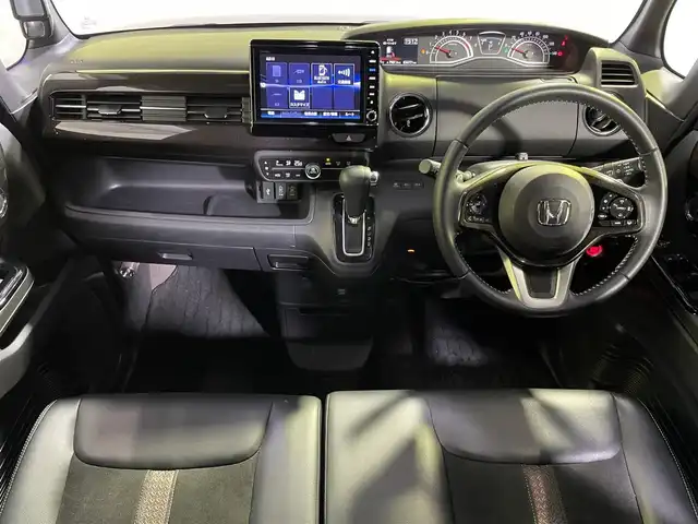 ホンダ Ｎ ＢＯＸ カスタム G L ターボ ホンダセンシング 大阪府 2019(令1)年 3.7万km プレミアムベルベットパープル・パール 純正8incナビTV バックカメラ 両側パワースライドドア ハーフレザー レーダークルコン 衝突軽減ブレーキ レーンアシスト スマートキー プッシュスタート ドライブレコーダー ETC