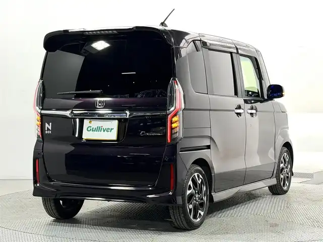 ホンダ Ｎ ＢＯＸ カスタム G L ターボ ホンダセンシング 大阪府 2019(令1)年 3.7万km プレミアムベルベットパープル・パール 純正8incナビTV バックカメラ 両側パワースライドドア ハーフレザー レーダークルコン 衝突軽減ブレーキ レーンアシスト スマートキー プッシュスタート ドライブレコーダー ETC