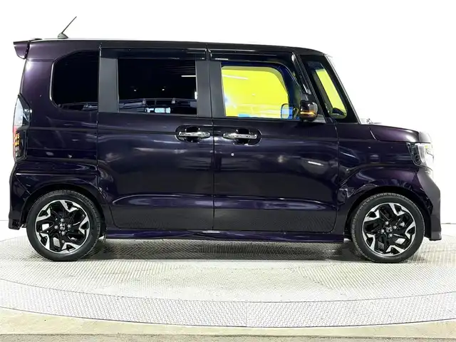 ホンダ Ｎ ＢＯＸ カスタム G L ターボ ホンダセンシング 大阪府 2019(令1)年 3.7万km プレミアムベルベットパープル・パール 純正8incナビTV バックカメラ 両側パワースライドドア ハーフレザー レーダークルコン 衝突軽減ブレーキ レーンアシスト スマートキー プッシュスタート ドライブレコーダー ETC