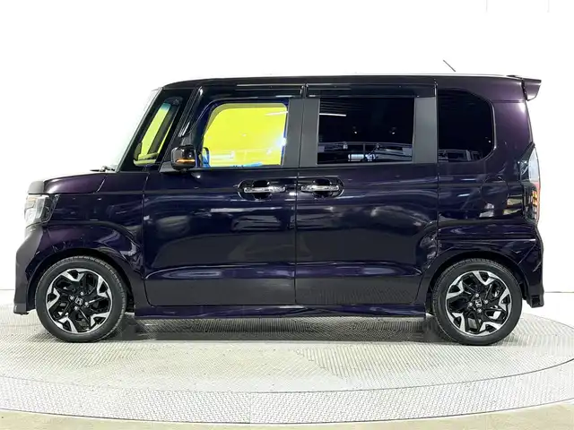 ホンダ Ｎ ＢＯＸ カスタム G L ターボ ホンダセンシング 大阪府 2019(令1)年 3.7万km プレミアムベルベットパープル・パール 純正8incナビTV バックカメラ 両側パワースライドドア ハーフレザー レーダークルコン 衝突軽減ブレーキ レーンアシスト スマートキー プッシュスタート ドライブレコーダー ETC